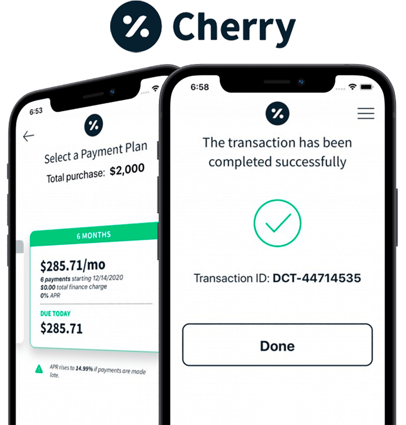 Phone mockup with offer.